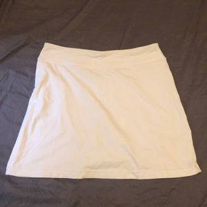 White Athelta tennis skirt